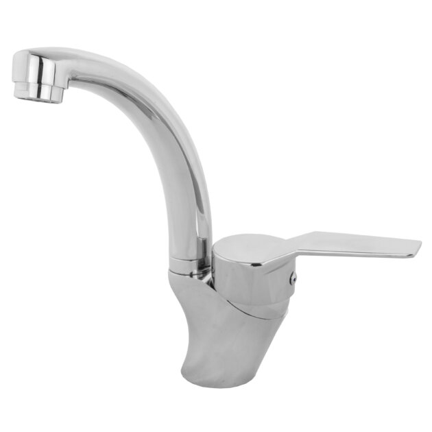 Meridyen Kısa Kuğu Lavabo Bataryası